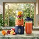 USB Rechargable Mini Portable Fruit & Vegetable Blender Green
